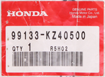 Genuine Honda Slow Jet Part Number - 99133-KZ40500