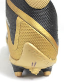 Nike Alpha 3/4 Black and Gold Football Cleats - Size 13.5
