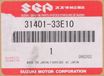 Genuine Suzuki Stator Assembly Part Number - 31401-33E10