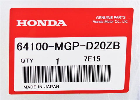 Genuine Honda Upper Cowl Part Number - 64100-MGP-D20ZB