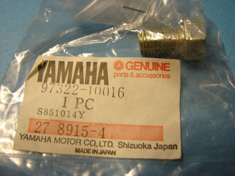 Genuine Yamaha Hexagon Bolt PN 97017-10016-00
