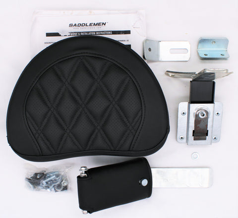 Genuine Saddlemen Mounted Fender Backrest System Kit Part Number - 8220239