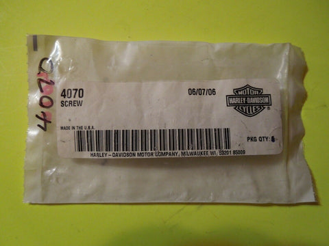 Screw Part Number - 4070 For Harley-Davidson