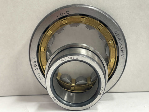 Brass Cylindrical Roller Bearing 30 X 72 X 19 Part Number - N306-E-M1