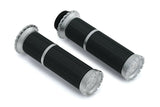 Kuryakyn RIOT GRIPS UNIV 1 IN BAR SIL PN 3584