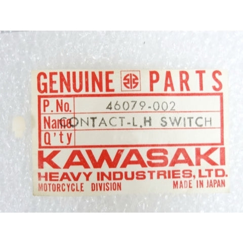 Kawasaki 46079-002 Left Hand Switch Contact Nos Pn46079-002