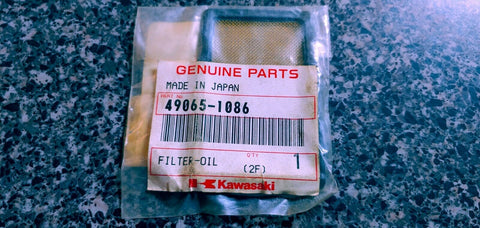 Genuine Kawasaki Oil Filter Part Number - 49065-1086