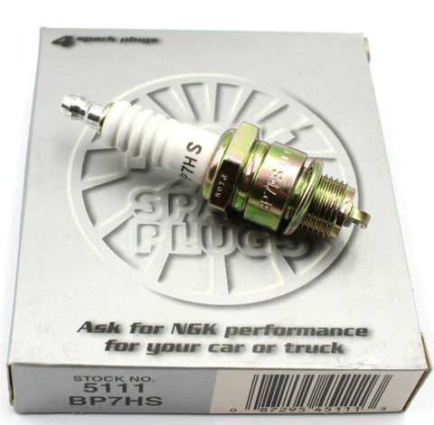 NGK Spark Plug BP7HS #5111 fits Suzuki LT80 QuadSport 80 1987-1995 (Pack of 4)