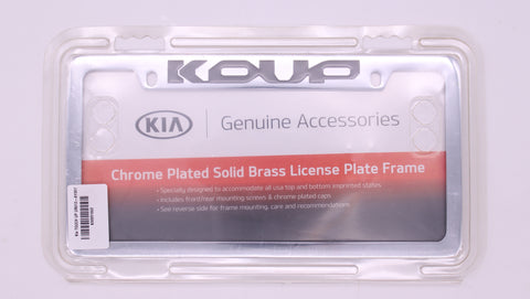 Kia Upper Logo License Plate Frame PN UR013-AY001TD