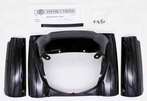 Harley-Davidson Bezel Cover Kit (Black) Part Number - 61300811