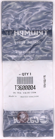 Triumph Valve Stem Oil Seal PN T3600004