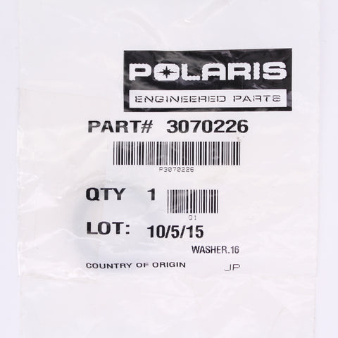 Genuine Polaris Washer Part Number - 3070226
