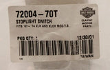 Genuine Harley-Davidson Stoplight Switch PN 72004-70T (Pack of 1)
