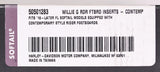 Genuine Harley-Davidson Rider Foot Board Inserts (Black) PN 50501283