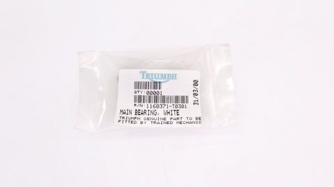 Genuine Triumph Bearing Shell Part Number - 1160371-T0301