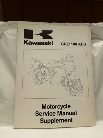 Kawasaki Service Manual Supplement ZX1100F1 Part Number - 99924-1192-51