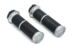 Kuryakyn RIOT GRIPS 96+ CABLE THROTTLE SIL PN 3580