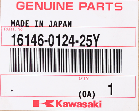 Genuine Kawasaki Rear Seat Cowl Part Number - 16146-0124-25Y