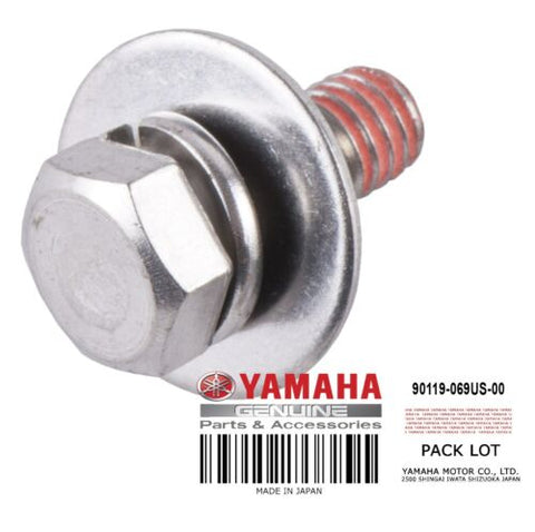 Yamaha Bolt, With Washer PN 90119-069Us-00